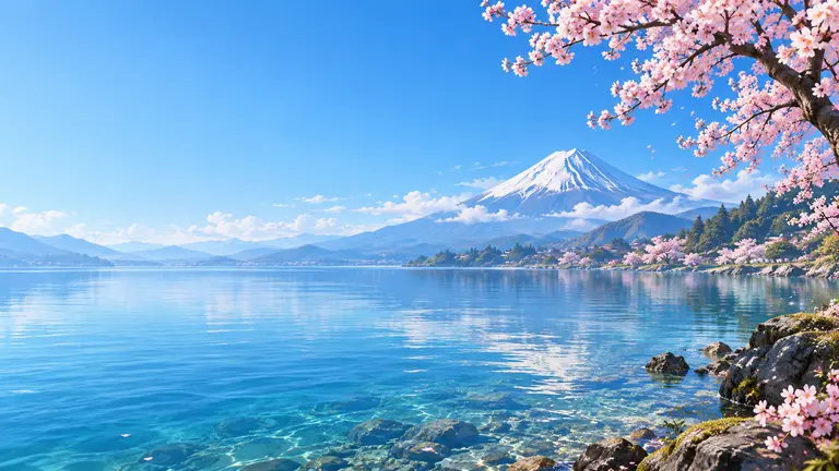 原创象征性风景插画